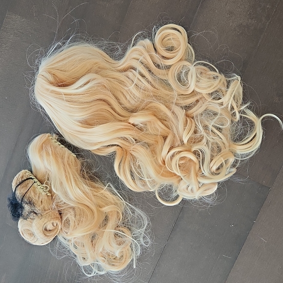 Halloween costume Golden Yellow Lolita Wig - Picture 5 of 9